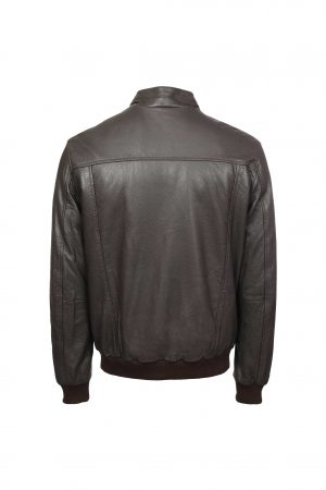 Dulco New - Dark Brown - back IMG_8290-muska-kozna-jakna-invento-kozne-jakne