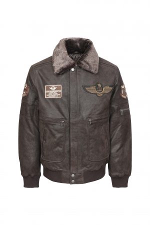 Dulco New - Dark Brown - front IMG_8285-muska-kozna-jakna-invento-kozne-jakne