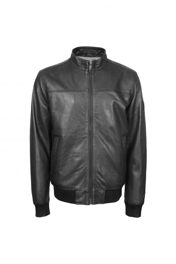 Alcot - Black - front IMG_8338-muska-kozna-jakna-invento-kozne-jakne