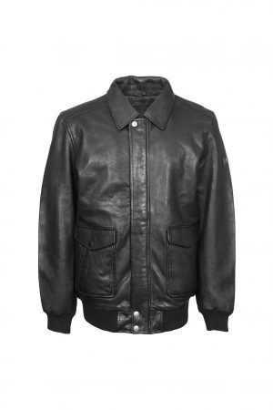 Pert - Black - front IMG_8270-muska-kozna-jakna-invento-kozne-jakne