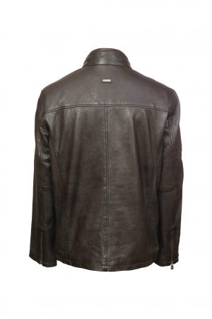 Rikardo - Dark Brown - back IMG_8690-muska-kozna-jakna-invento-kozne-jakne