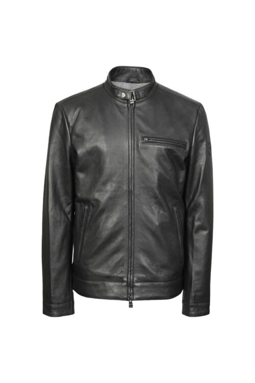 ALCOT BLACK MUŠKA KOŽNA JAKNA INVENTO KOŽNE JAKNE