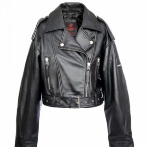 Alexi Black ŽENSKA KOŽNA JAKNA INVENTO KOŽNE JAKNE