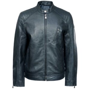 BELSTAFF	DK. NAVY MUŠKA KOŽNA JAKNA INVENTO KOŽNE JAKNE