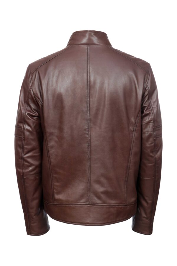 BENDER CHOCO BROWN MUŠKA KOŽNA JAKNA INVENTO KOŽNE JAKNE
