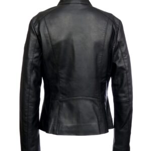 CINDY black ŽENSKA KOŽNA JAKNA INVENTO KOŽNE JAKNE