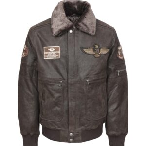 DULCO NEW DK.BROWN MUŠKA KOŽNA JAKNA INVENTO KOŽNE JAKNE