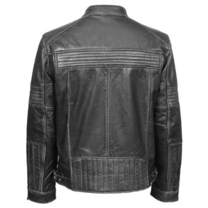 HAVIER BLACK GREY MUŠKA KOŽNA JAKNA INVENTO KOŽNE JAKNE