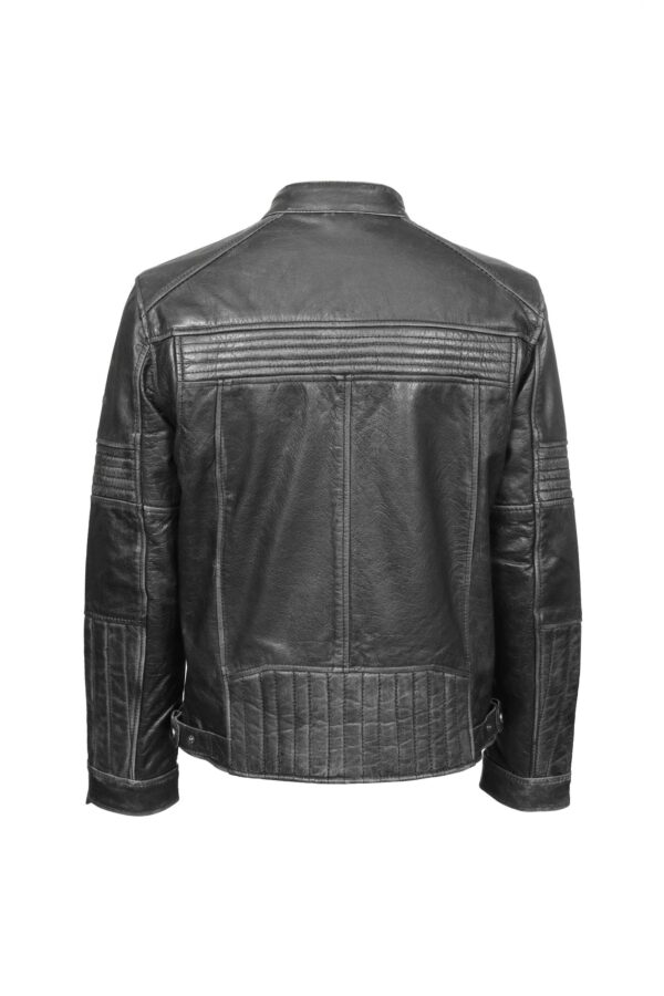 HAVIER BLACK GREY MUŠKA KOŽNA JAKNA INVENTO KOŽNE JAKNE