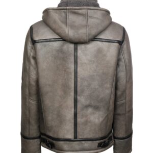 HUGO GREY MUŠKA KOŽNA JAKNA INVENTO KOŽNE JAKNE