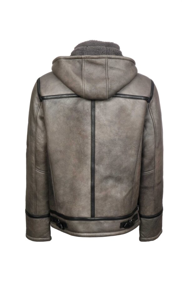 HUGO GREY MUŠKA KOŽNA JAKNA INVENTO KOŽNE JAKNE