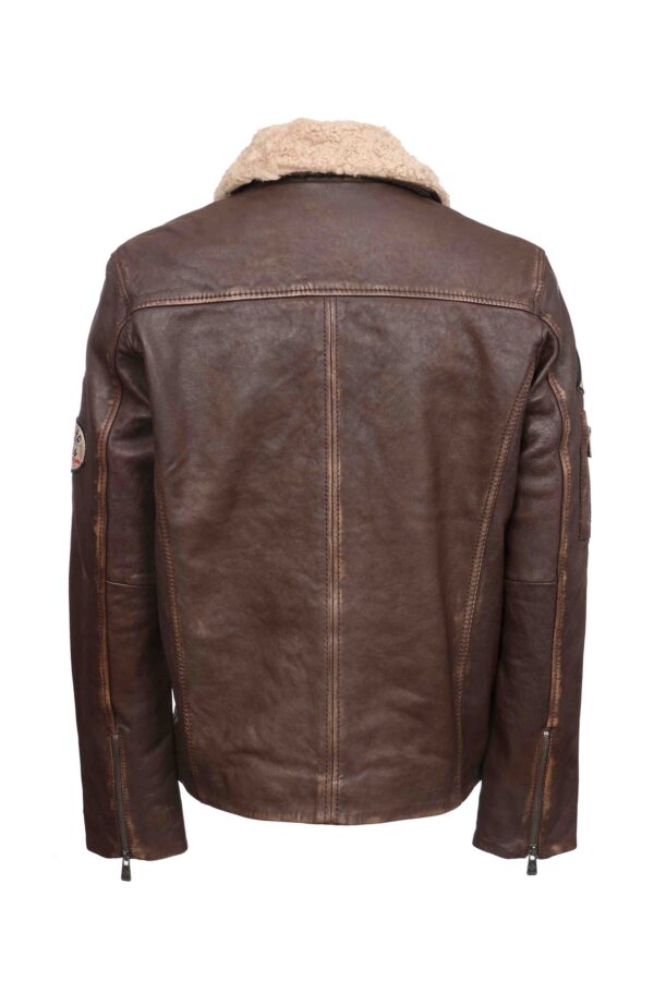 LONI brown MUŠKA KOŽNA JAKNA INVENTO KOŽNE JAKNE