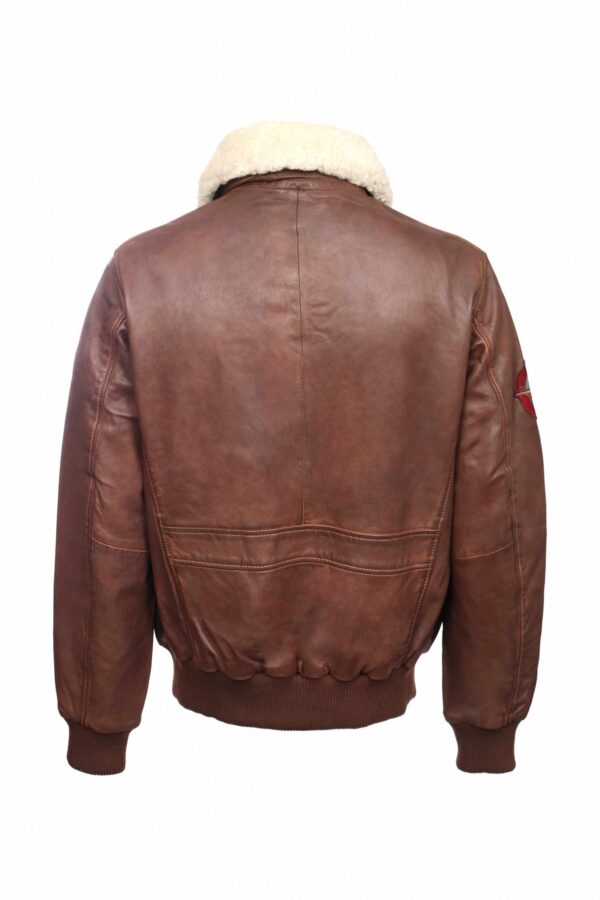 MALAGA cognac MUŠKA KOŽNA JAKNA INVENTO KOŽNE JAKNE