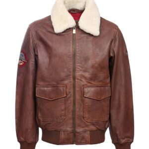 MALAGA cognac MUŠKA KOŽNA JAKNA INVENTO KOŽNE JAKNE