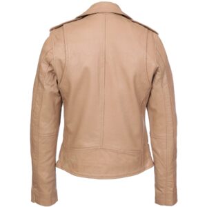 MAYA BEIGE ŽENSKA KOŽNA JAKNA INVENTO KOŽNE JAKNE