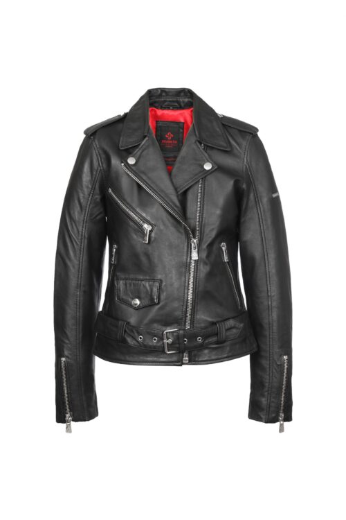 MAYA BLACK ŽENSKA KOŽNA JAKNA INVENTO KOŽNE JAKNE