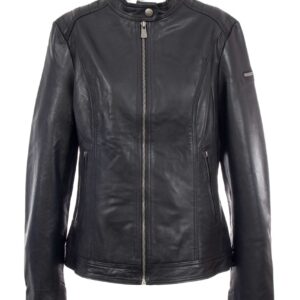 INA BLACK ŽENSKA KOŽNA JAKNA INVENTO KOŽNE JAKNE