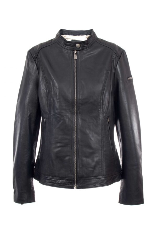 INA BLACK ŽENSKA KOŽNA JAKNA INVENTO KOŽNE JAKNE