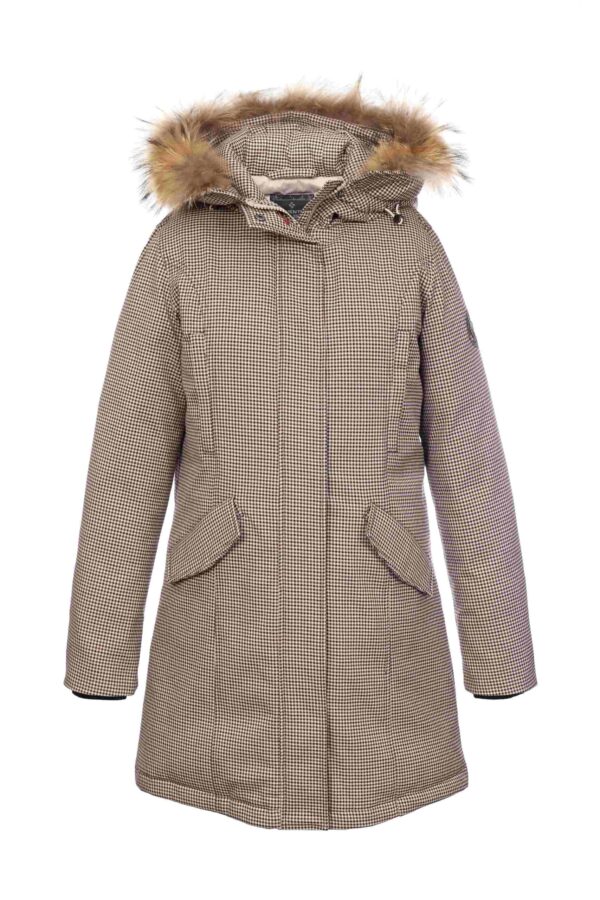 RUT	BROWN BEIGE ŽENSKA ZIMSKA JAKNA INVENTO