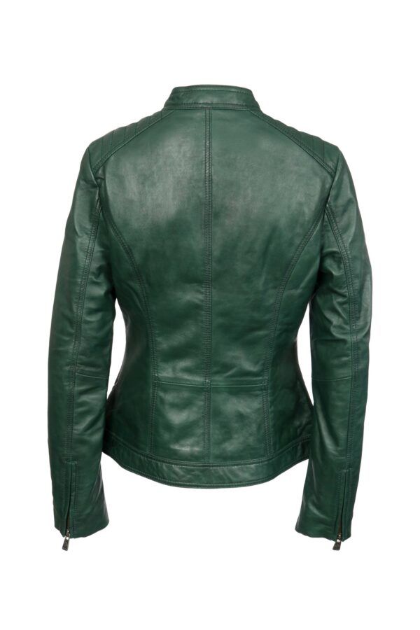 INA GREEN ŽENSKA KOŽNA JAKNA INVENTO