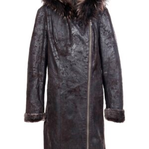 KIA DARK BROWN KRZNENA JAKNA INVENTO