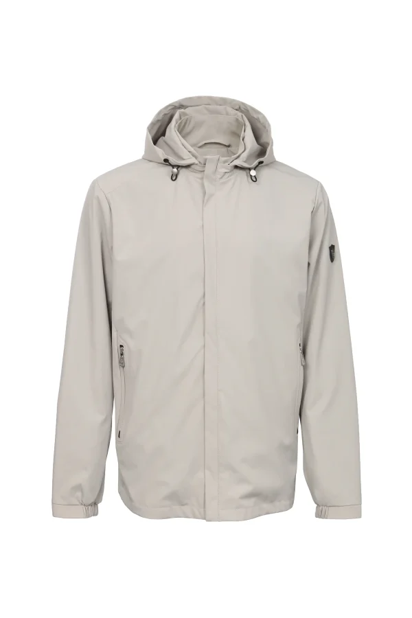 HULIO svetlo siva muška prolećna jakna Invento — prednja strana