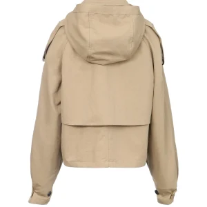 LILI kaki ženska prolećna jakna Invento — zadnja strana