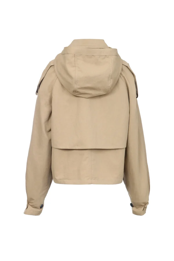 LILI kaki ženska prolećna jakna Invento — zadnja strana