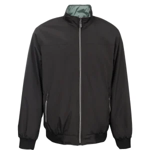 PAKO Black Green — Muška reverzibilna jakna INVENTO — crno lice PAKO Black Green muška reverzibilna jakna INVENTO — crno lice, prednja strana