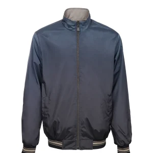 PAKO tamnoplava muška prolećna jakna Invento — prednja strana