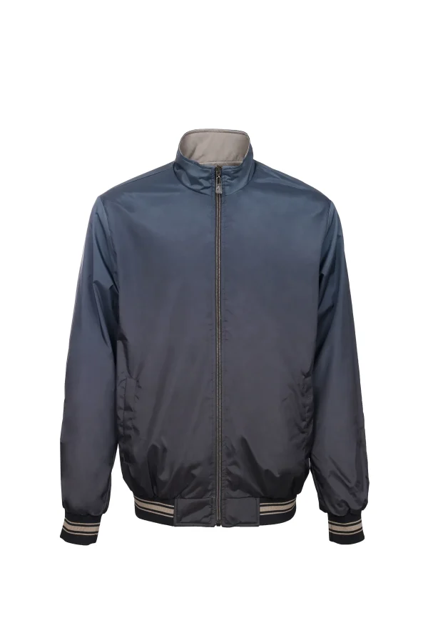 PAKO tamnoplava muška prolećna jakna Invento — prednja strana