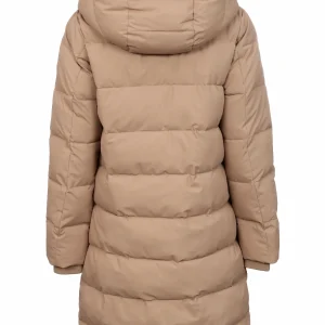 ELLEN Beige ženska zimska jakna zadnja strana – INVENTO