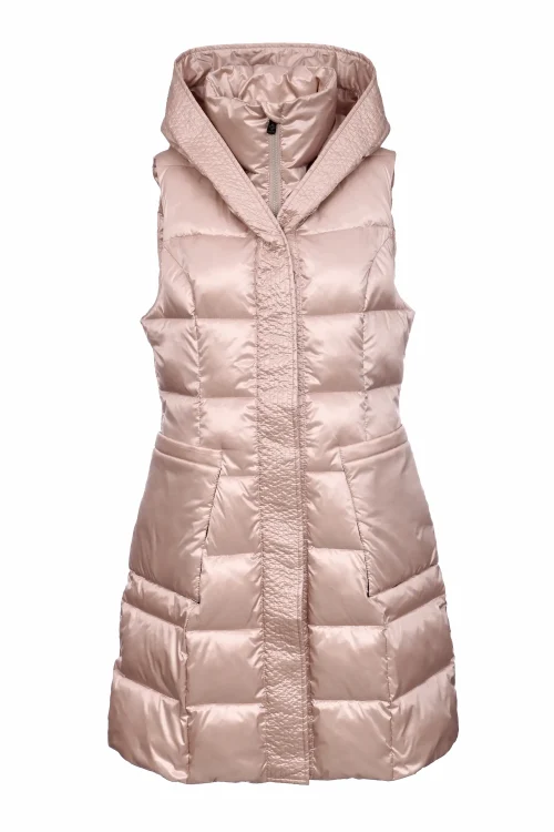 HELEN Lt Pink ženski prsluk prednja strana – INVENTO